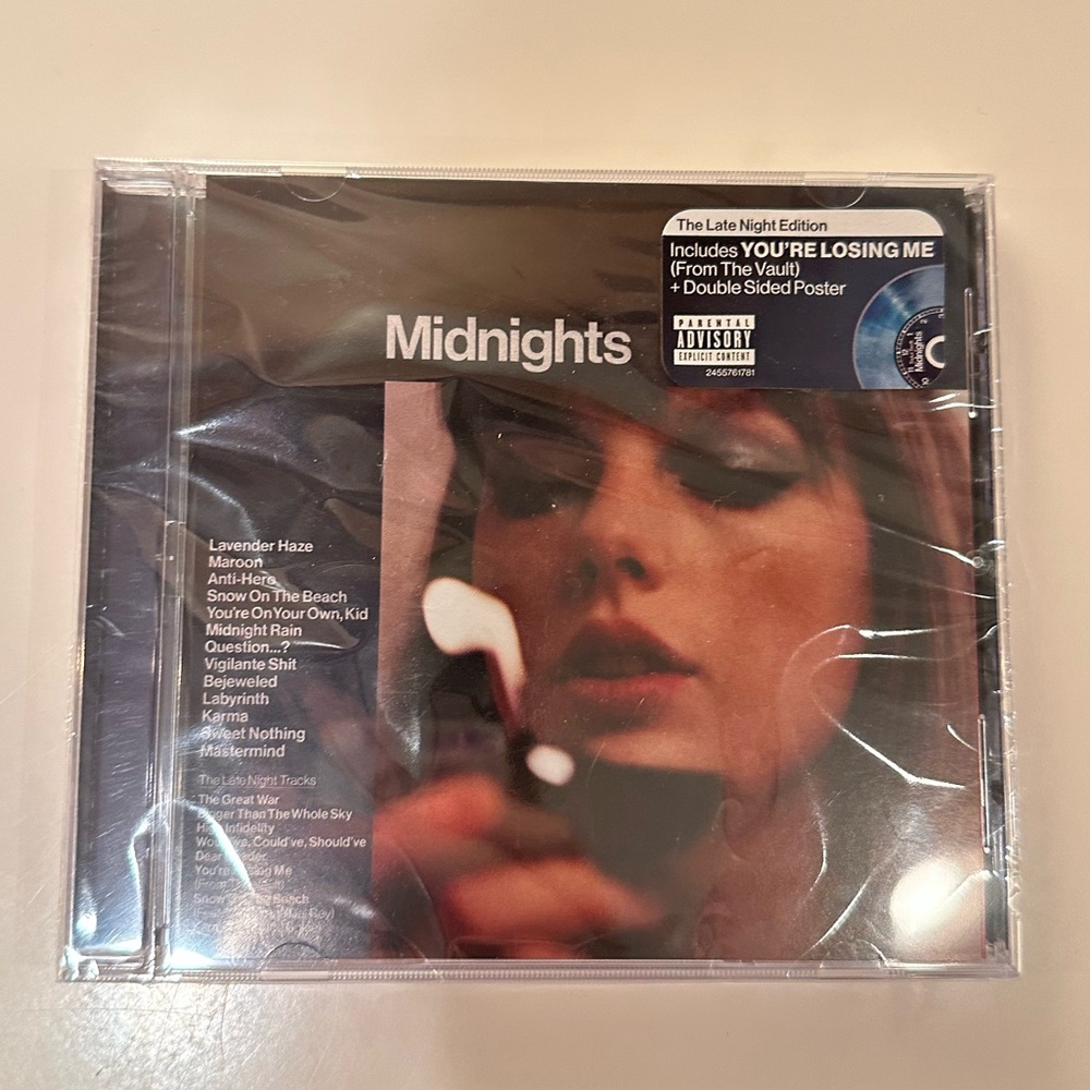Taylor Swift Midnights The Late Night Edition Metlife Stadium Exclusive CD